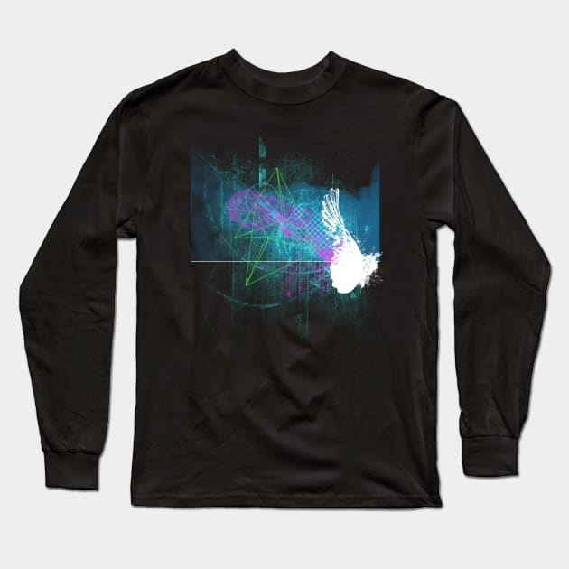 wings Long Sleeve T-Shirt by AMDesigns